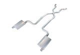 Pypes X-pipe exhaust system fits 1968-1973 Chevy Corvette 2.5 inch split rear exit dual exit 304 stainless steel mandrel bent
