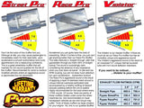 Pypes Violator exhaust system fits 1979-1993 Ford Mustang 2.5 inch split rear exit dual exit 304 stainless steel mandrel bent