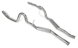Pypes Pype Bomb axle-back exhaust system fits 1979-2004 Ford Mustang 2.5 inch split rear exit dual exit 304 stainless steel mandrel bent SFM29V