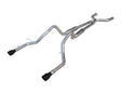 Pypes X-pipe exhaust system fits 2005-2010 Ford Mustang 2.5 inch split rear exit dual exit 304 stainless steel mandrel bent XFM44