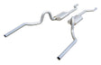 Pypes X-pipe exhaust system fits 1964-1972 A-Body 2.5 inch split rear exit dual exit 304 stainless steel mandrel bent SGA30R