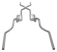Pypes Violator exhaust system fits 1970-1971 A-Body 3 inch split rear exit dual exit 304 stainless steel mandrel bent SGA43