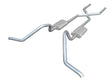 Pypes cat-back exhaust system 2.5 inch split rear exit dual exit 304 stainless steel mandrel bent SGB10S
