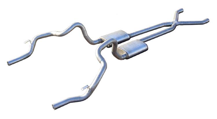 Crossmember Back w/X-Pipe Exhaust System 70-74 F-Body