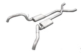 Pypes X-pipe exhaust system 2.5 inch split rear exit dual exit 304 stainless steel mandrel bent EVT49
