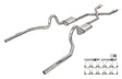 Pypes Violator exhaust system fits 1978-1988 Ram G-Body 3 inch dual exit 304 stainless steel mandrel bent SGG913RE