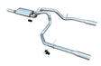 Pypes Violator exhaust system 2.5 inch split rear exit dual exit 304 stainless steel mandrel bent SGT29V