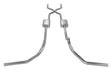 Pypes Violator exhaust system 2.5 inch split rear exit dual exit 304 stainless steel mandrel bent SGT980E