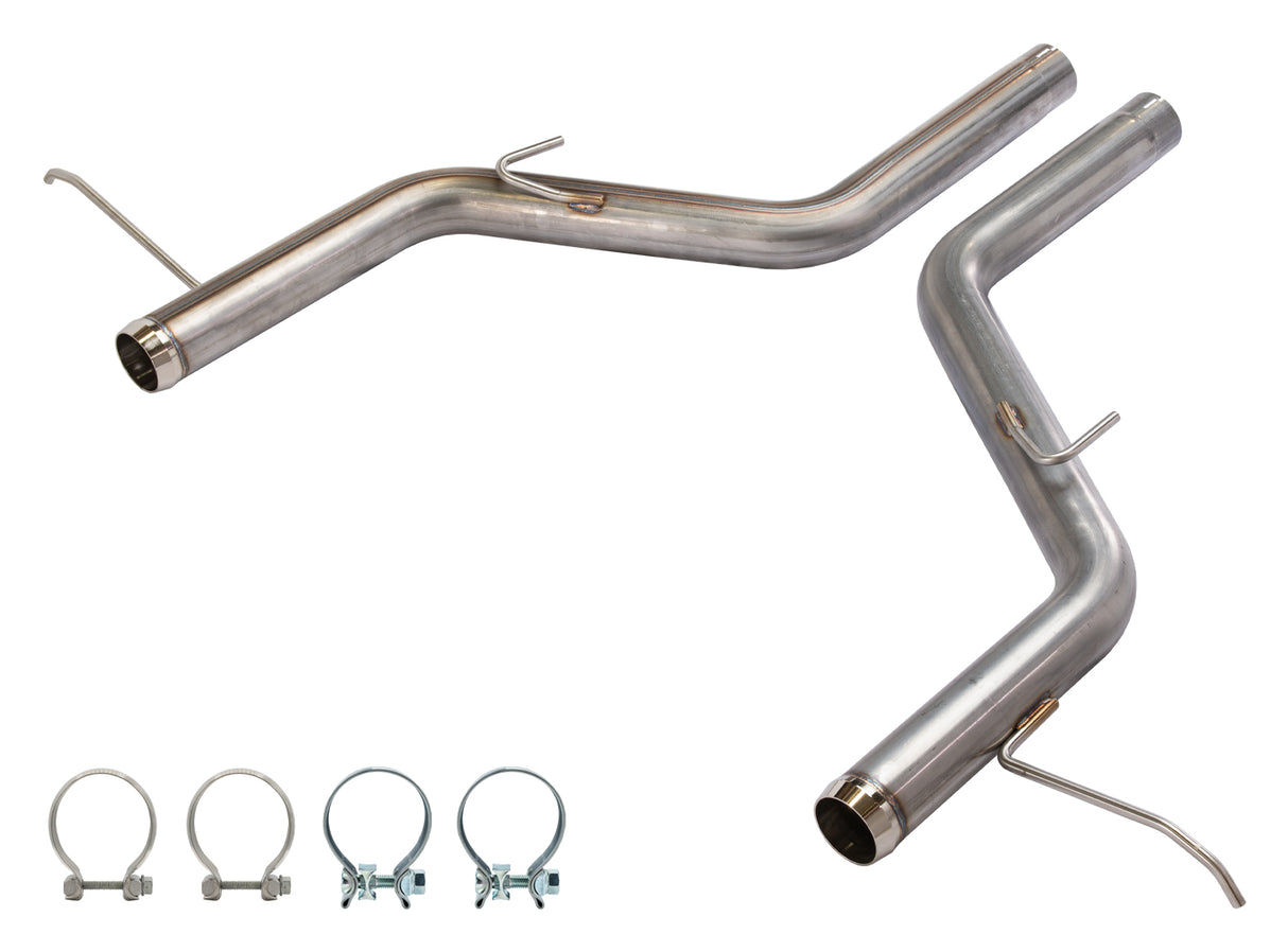 Pypes Pype Bomb axle-back exhaust system fits 2012-2021 Jeep 3 inch 304 stainless steel mandrel bent muffler delete SJJ05MS