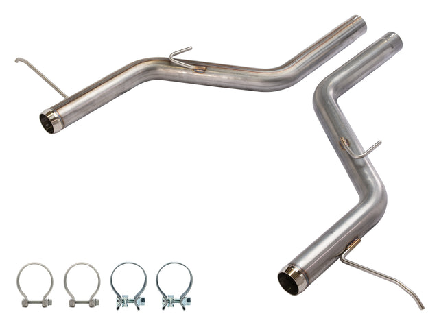 Pypes Pype Bomb axle-back exhaust system fits 2012-2021 Jeep 3 inch 304 stainless steel mandrel bent muffler delete SJJ05MS