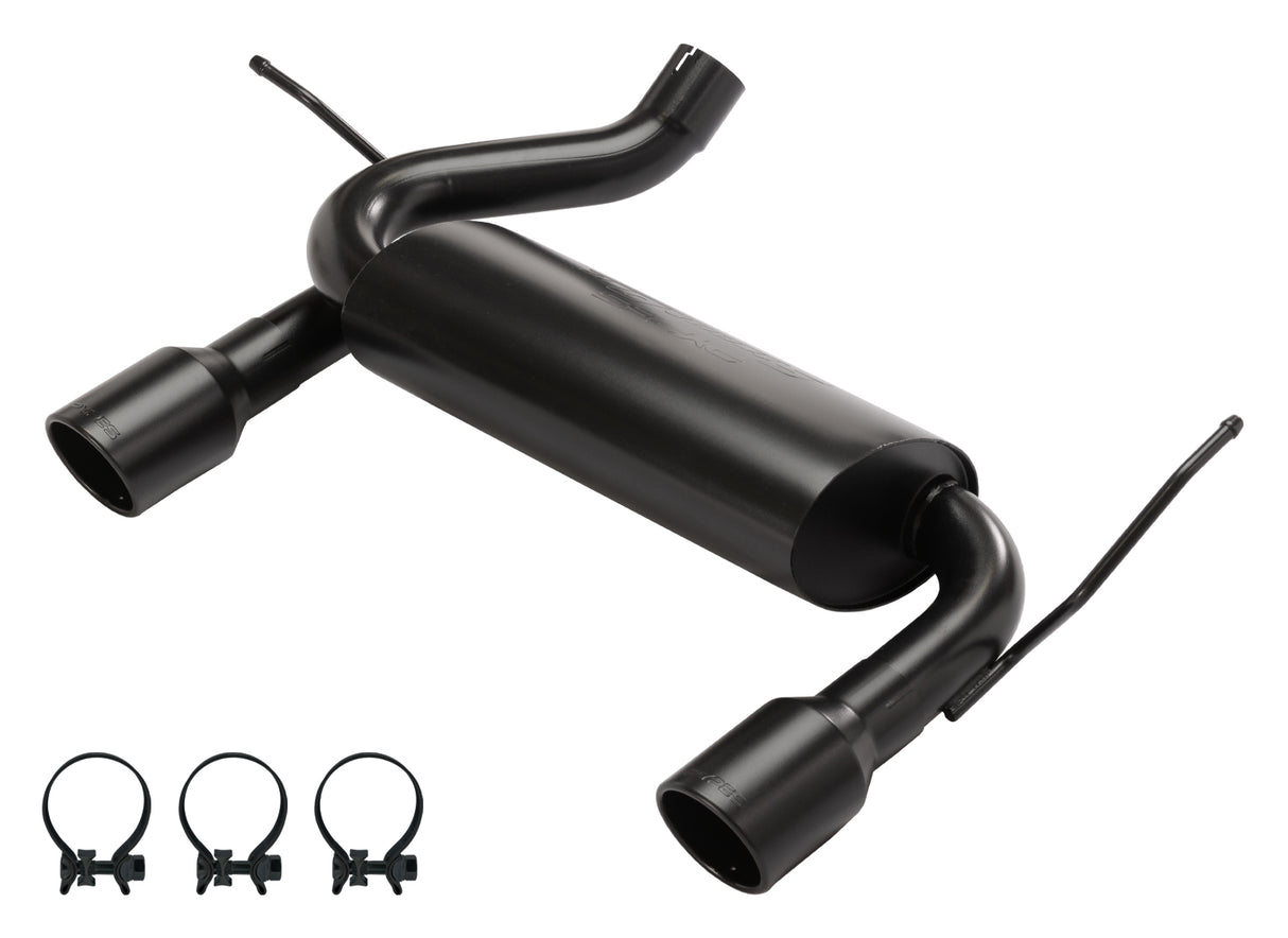 Pypes axle-back exhaust system fits 2007-2018 Jeep 2.5 inch dual exit 304 stainless steel mandrel bent SJJ20SB