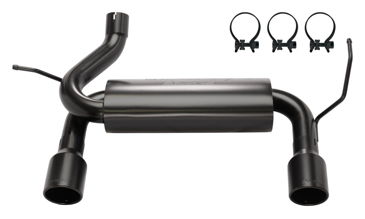 Pypes axle-back exhaust system fits 2007-2018 Jeep 2.5 inch dual exit 304 stainless steel mandrel bent