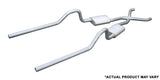 Pypes X-pipe exhaust system 2.5 inch split rear exit dual exit 304 stainless steel mandrel bent SMB10