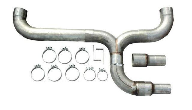Pypes performance exhaust system 5 inch dual exit 304 stainless steel STD005