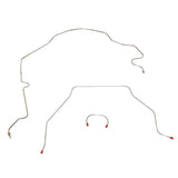 1951-1952 Chevrolet 3100 Complete Brake Line Kit Long Bed Stainless TCK5102SS