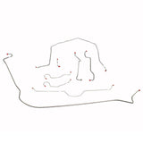 1970-1973 Chevrolet Corvette Complete Brake Line Kit Rear Disc Steel VCK7001OM