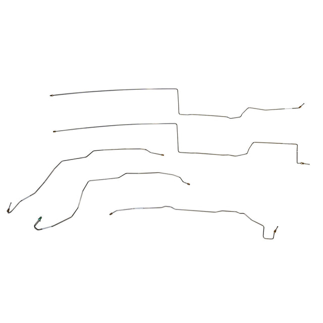 Brake Line Set for 2014-2017 Jeep Cherokee, , Intermediate 4WD stainless steel