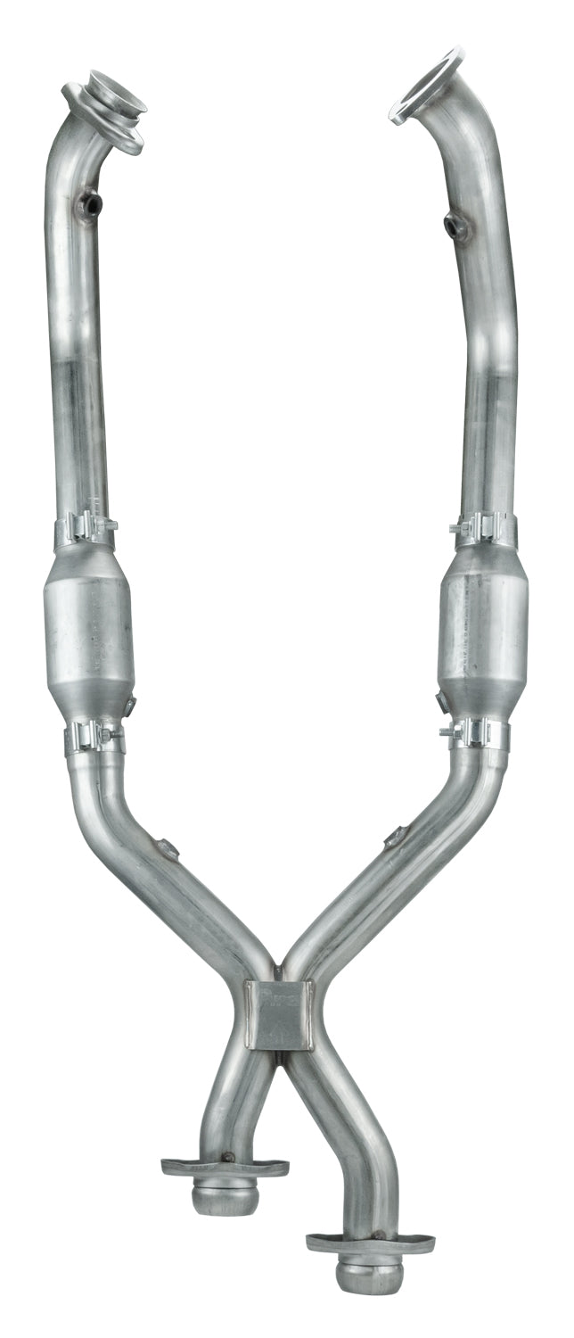 Pypes X-pipe exhaust system fits 1996-1998 Ram Mustang 304 stainless steel mandrel bent XFM33