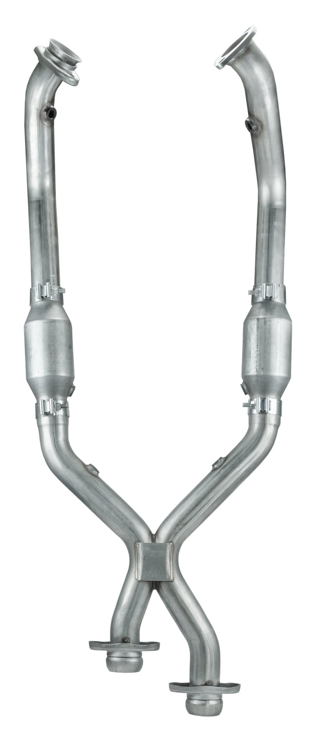 Pypes X-pipe exhaust system fits 1996-1998 Ram Mustang 304 stainless steel mandrel bent XFM33