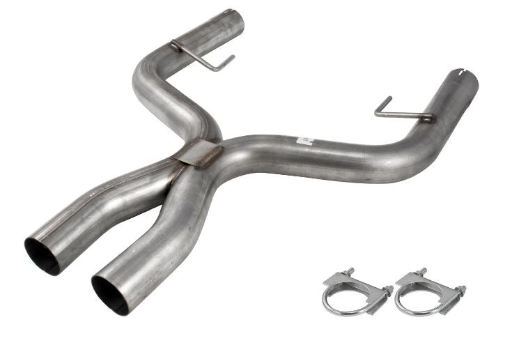 Pypes X-pipe exhaust system fits 2005-2010 Ford Mustang 304 stainless steel mandrel bent XFM43