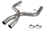 Pypes X-pipe exhaust system fits 2005-2010 Ford Mustang 304 stainless steel mandrel bent XFM43