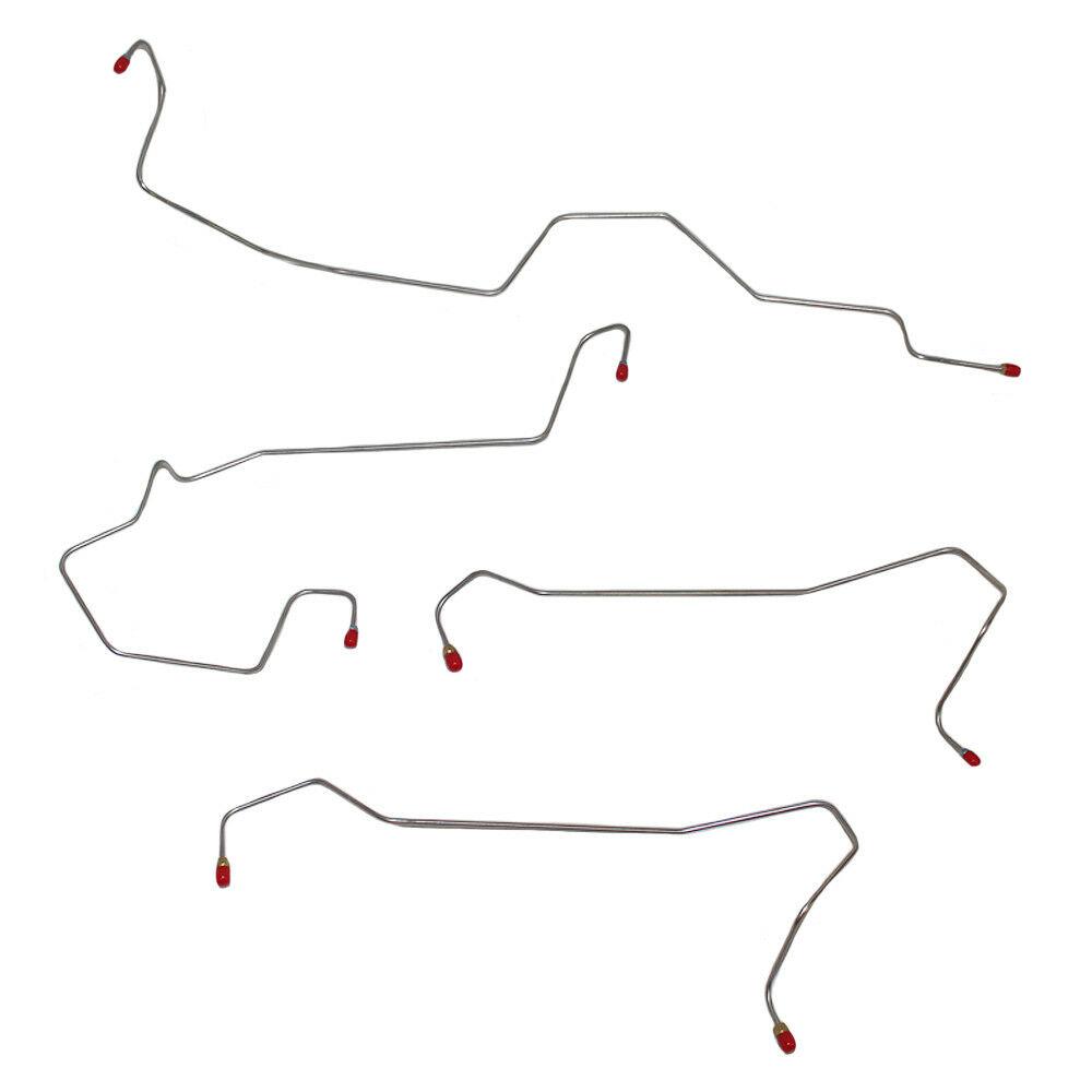2005-2007 Saturn Ion Front Brake Line Kit No ABS Steel XKT0404OM