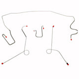 1967 Dodge Dart Complete Brake Line Kit Power Drum Brakes Stainless CBK0550SS