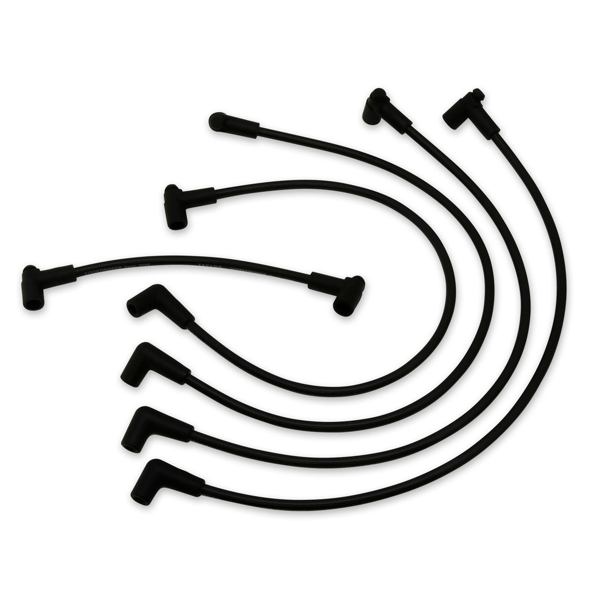 Spark Plug Wire Set 2000-2009 Ford Focus 8mm Silicone 500 ohm/ft Black 53009