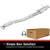 Fits 2001-2005 BMW Direct-Fit Replacement Exhaust System aluminized steel
