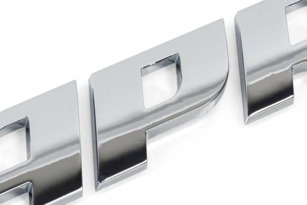 Fits 1985-2024 911 Porsche Badge - Polished Silver for Audi and VW