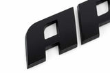 Fits 1985-2024 911 Porsche Badge - Satin Black for Audi and VW