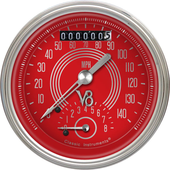 V8 Red Steelie 3 3/8" Ultimate V8RS20SHC