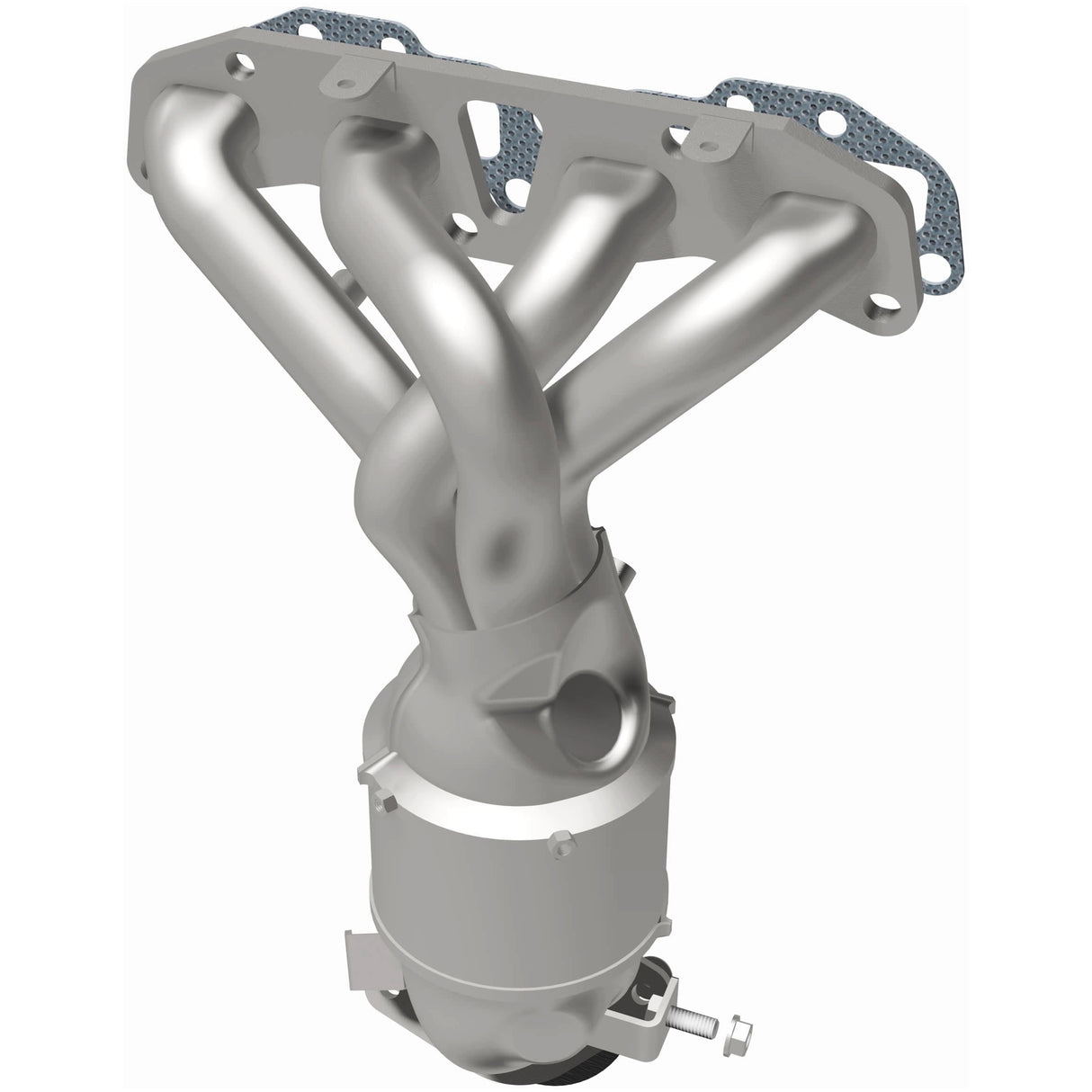 Catalytic Converter with Integrated Exhaust Manifold for HM Grade Federal / EPA Compliant Direct-Fit Manifold Catalytic