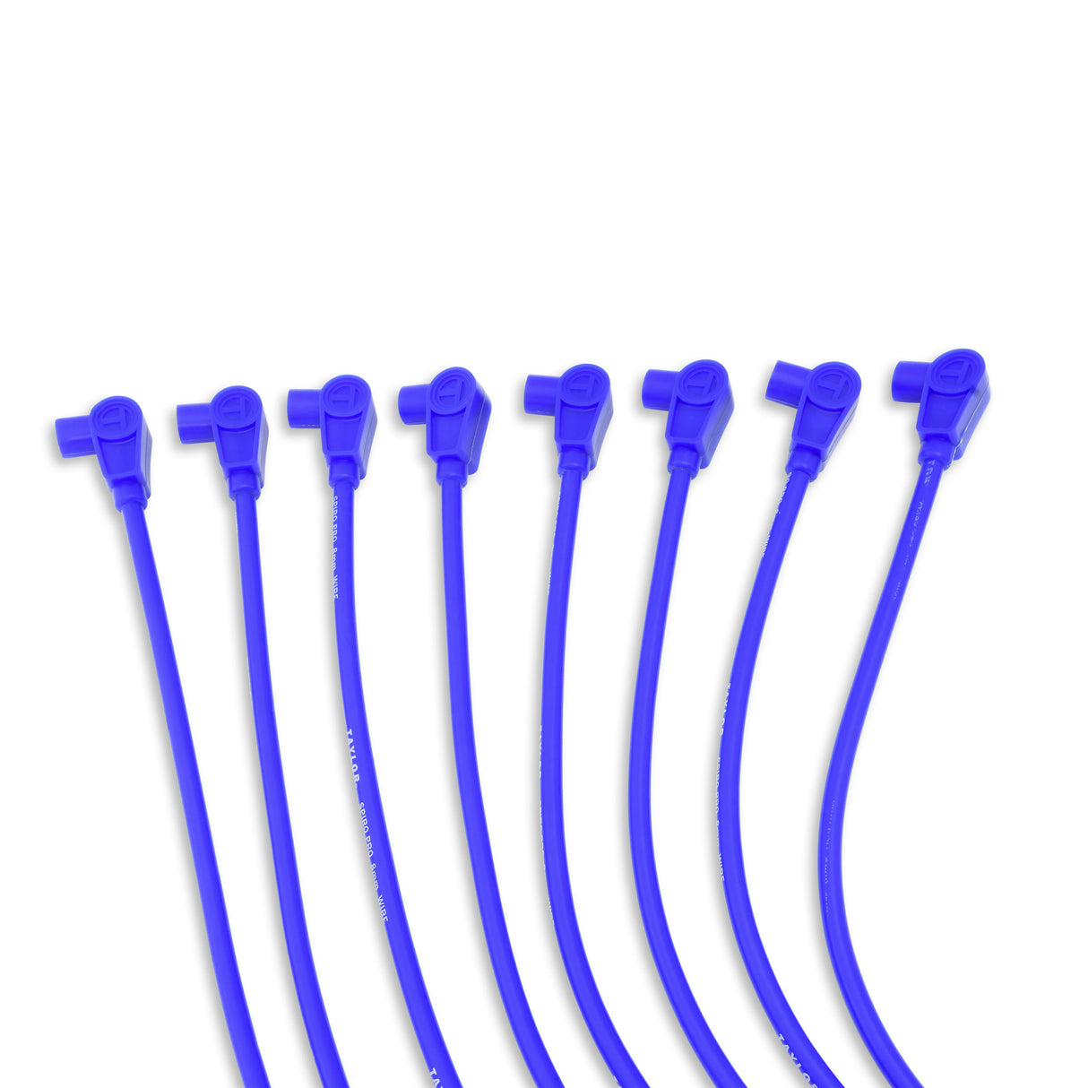 Spark Plug Wire Set Universal 8mm Silicone 0 ohm/ft Prowire Solid Blue 76638