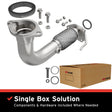 2004-2008 Acura TSX Direct-Fit Front Pipe Kit 107-0051 stainless steel