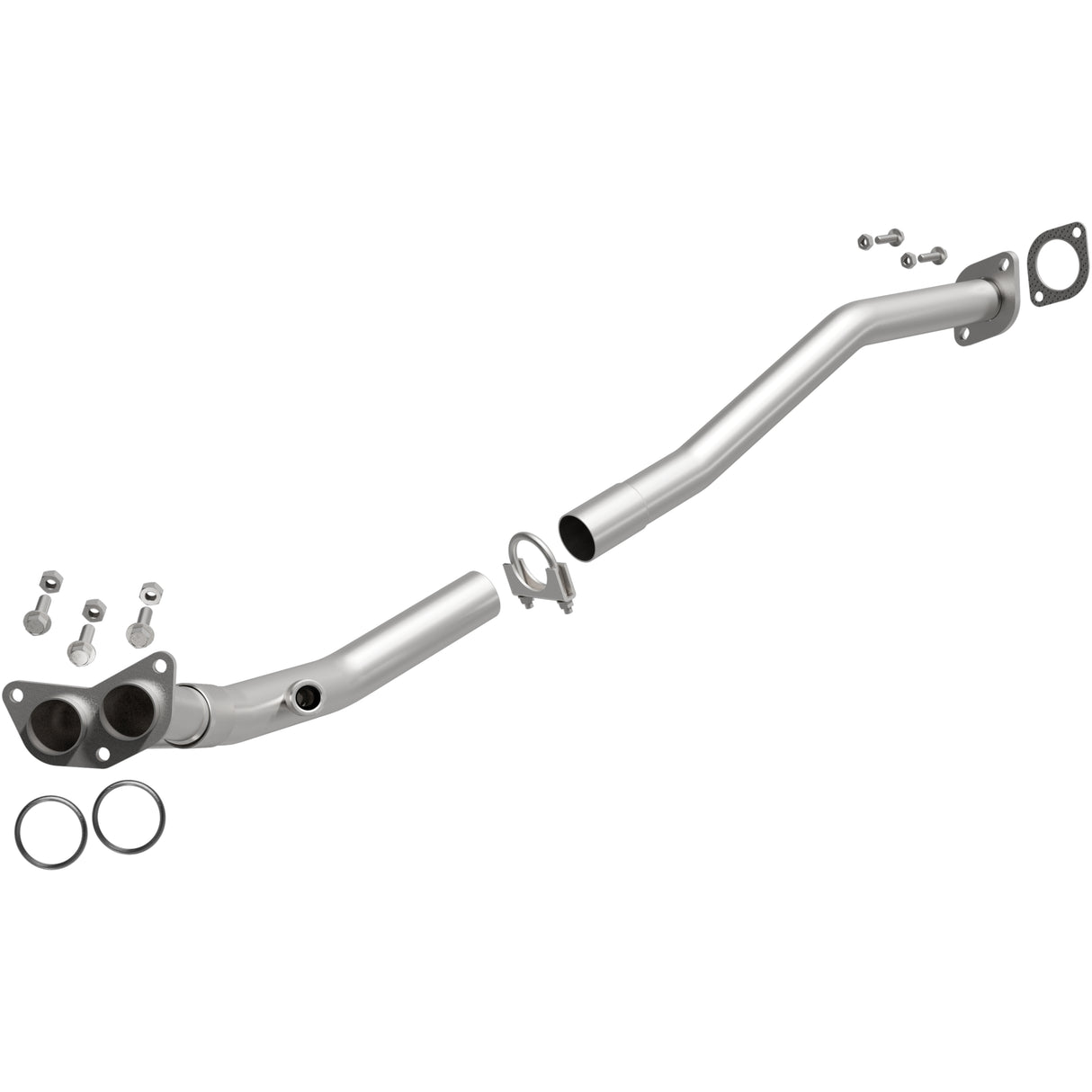 1990-1994 Nissan D21 Direct-Fit Front Pipe Kit 107-0126 stainless steel