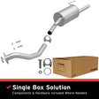 2012-2017 Nissan Versa Direct-Fit Muffler Kit 108-0098 aluminized steel