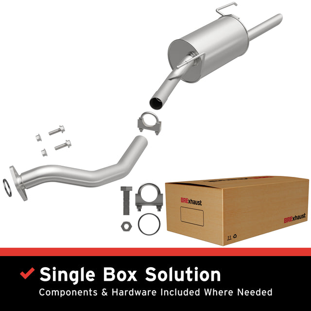 2012-2017 Nissan Versa Direct-Fit Muffler Kit 108-0098 aluminized steel