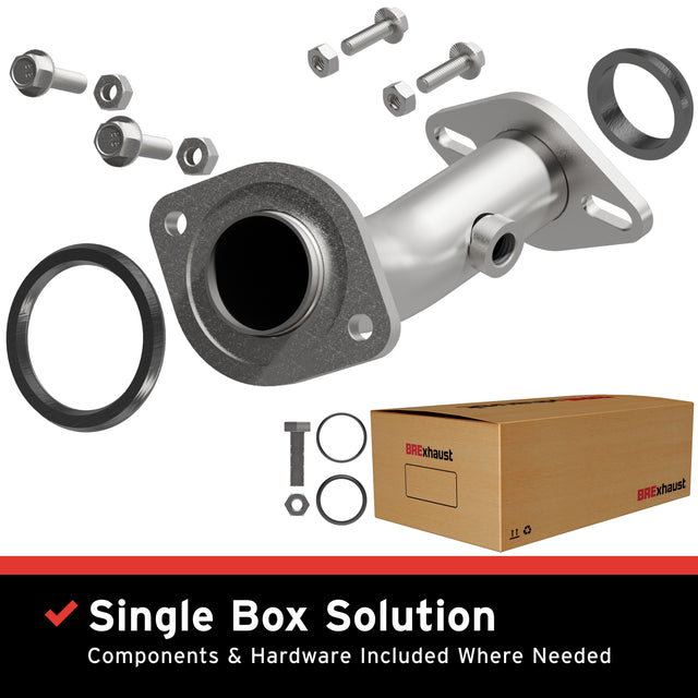 1998-2000 Toyota RAV4 Direct-Fit Front Pipe Kit 107-0157 stainless steel
