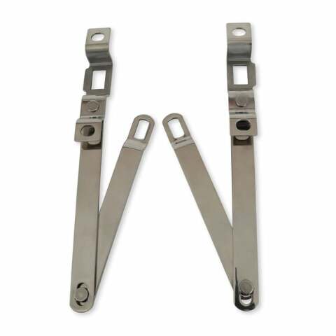 1976-87 Trucks Tailgate Link Set-Fleetside-Stainless Steel-Pair for 1976-1987 A6458-76