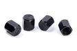 Valve Stem Caps D757-0007 BMW performance black aluminum