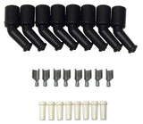 Spark Plug Wire Connector 7 - 10.4mm 135? 8 Black 46069