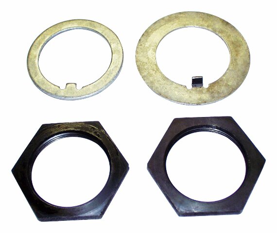 Vintage - Metal Unpainted Spindle Nut Kit - A867K