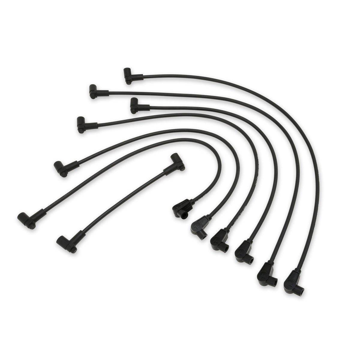 Spark Plug Wire Set Universal 8mm Silicone Spiro Pro 350 ohm/ft Black 72096