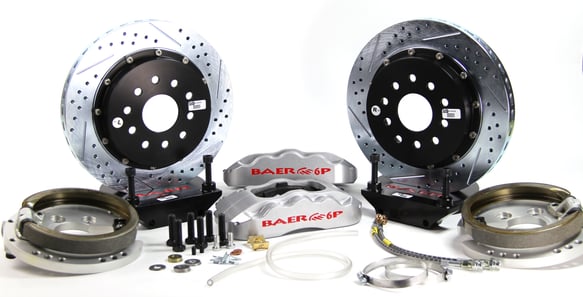 1994-1996 Impala Pro Plus Brake System Rear 4302487S stainless steel drilled