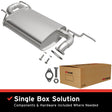 2012-2016 Subaru Impreza Direct-Fit Muffler Kit 108-0002 aluminized steel