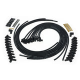 Spark Plug Wire Set Universal 10.4mm Silicone Spiro Pro 409 409 90? Black 79051