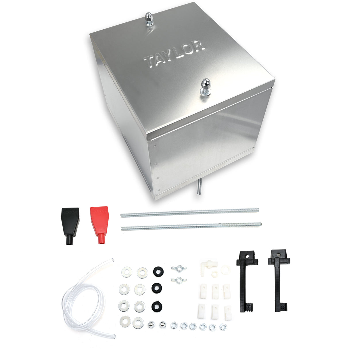 Battery Box 9.5 IN 8.5 IN .040 IN Aluminum Natural Silver 48300