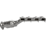 Catalytic Converter with Integrated Exhaust Manifold for HM Grade Federal / EPA Compliant Direct-Fit Manifold Catalytic