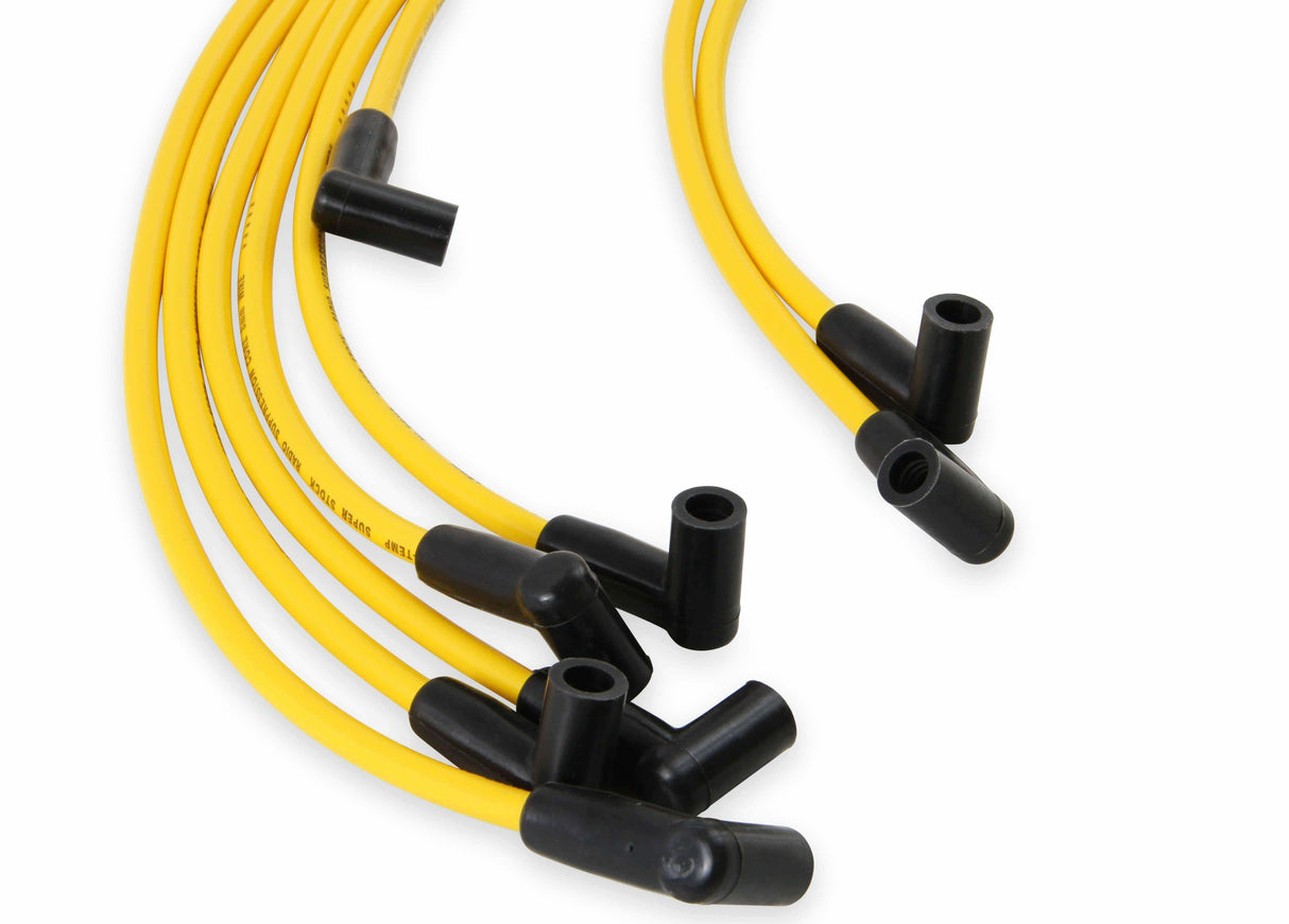 Super Stock Spark Plug Wire Set for 1980-1985 Chevy Silverado V8 yellow 8mm